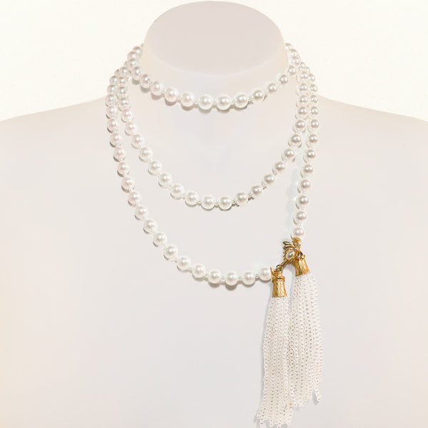Beedazzled Pearl Necklace
