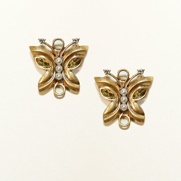 Gilded Butterfly Earrings