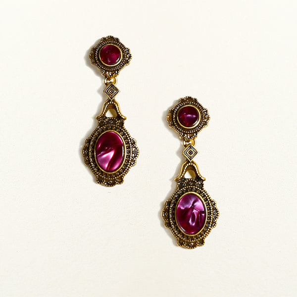 Royal Purple Earrings