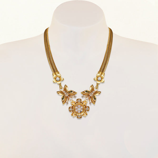Gilded Butterfly Necklace