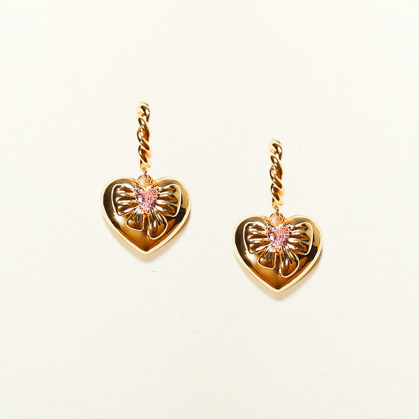 Glossy Heart Earrings