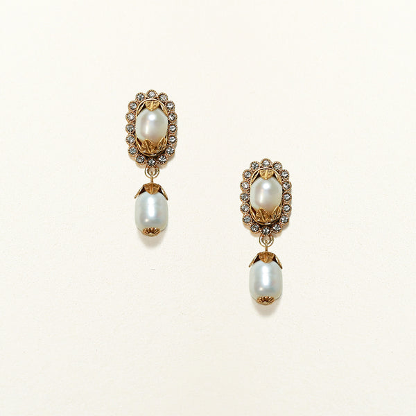 Antique Pearl Earrings
