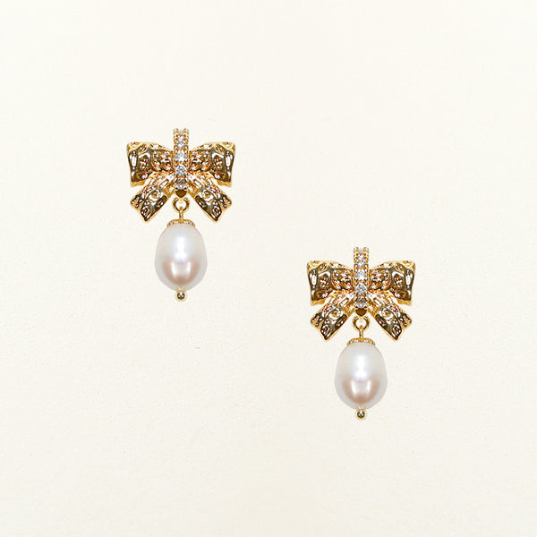Retro Bow Earrings