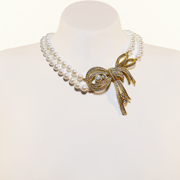 Aviva's Bow Necklace