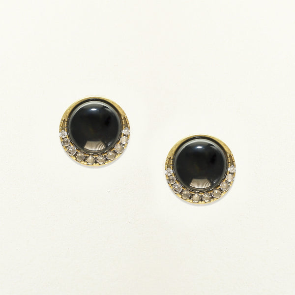 Obsidian Aura Earrings